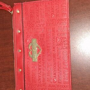 Juicy Couture Red Embossed Women's Wristles
